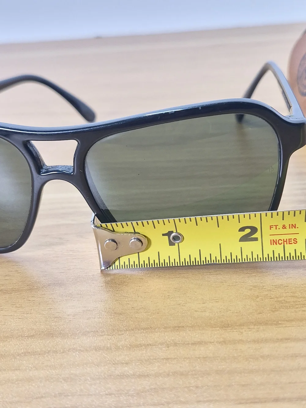 ​Vintage B&L Ray-Ban CATS Aviator Sunglasses Black France